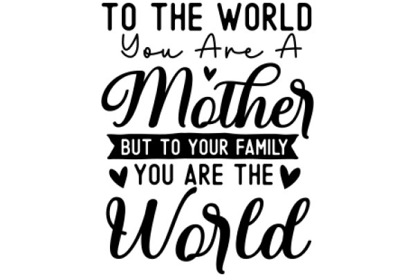 A Mother's Love: A Heartfelt Message to the World