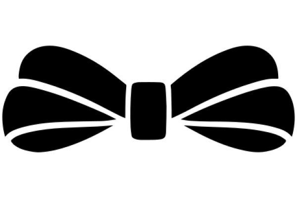 Simplistic Black Bow Icon