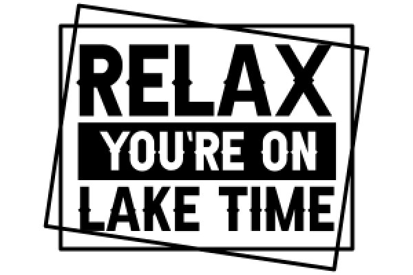 Relaxation on Lake Time: A Graphic Design for a Calming Lake Experience