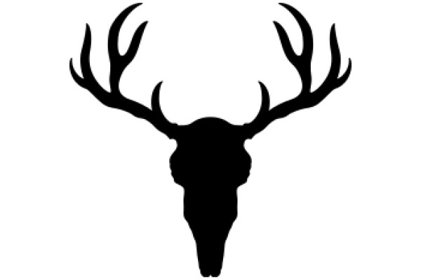 Stylized Deer Head Silhouette