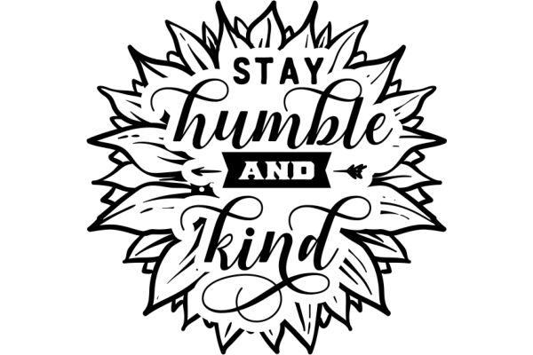 Stay Humble and Kind: A Motivational Poster