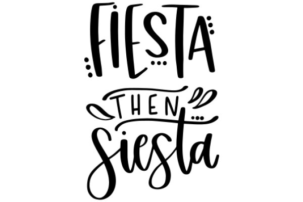 Celebrating Fiesta: A Graphic Design of a Festive Greeting