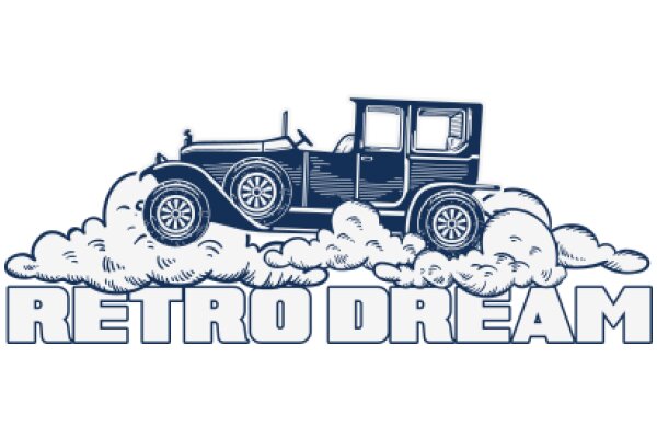 Retro Dream: A Classic Truck Soaring Through the Clouds