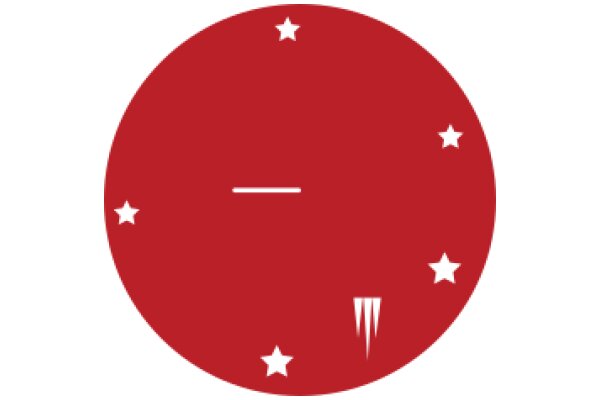 A Red Circle with White Stars and a Slash