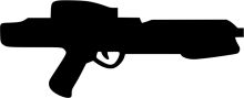 Silhouette of a Gun: A Symbol of Power and Conflict