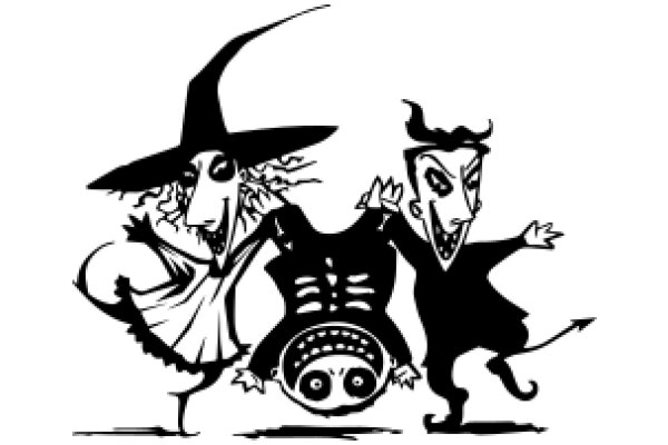 A Spooky Trio: The Witch, The Devil, and the Ghost