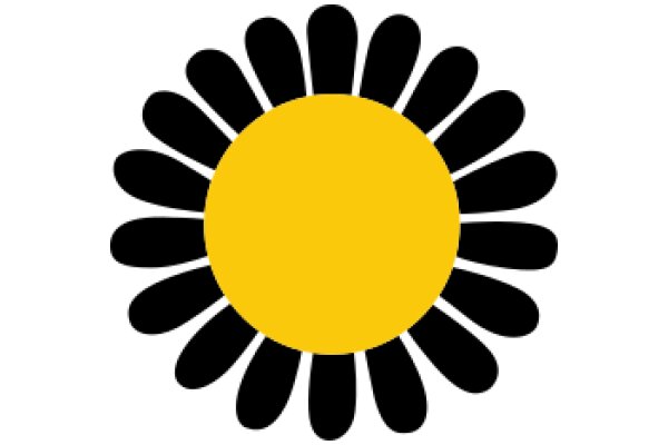 Vibrant Sunburst Design: A Simplistic yet Striking Graphic