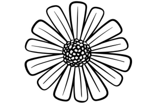 Stylized Flower Illustration