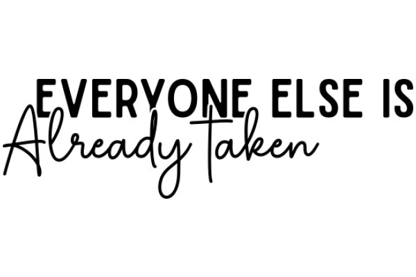 Everyone Else Is Already Taken: A Graphic Design Perspective