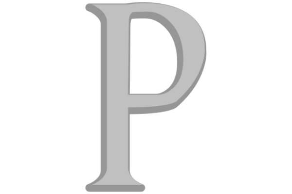 Simplicity in Design: The Minimalist Letter 'P'