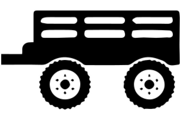 Simplified Icon of a Truck with a Flatbed