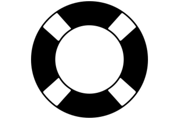 Simplistic Icon of a Lifebuoy