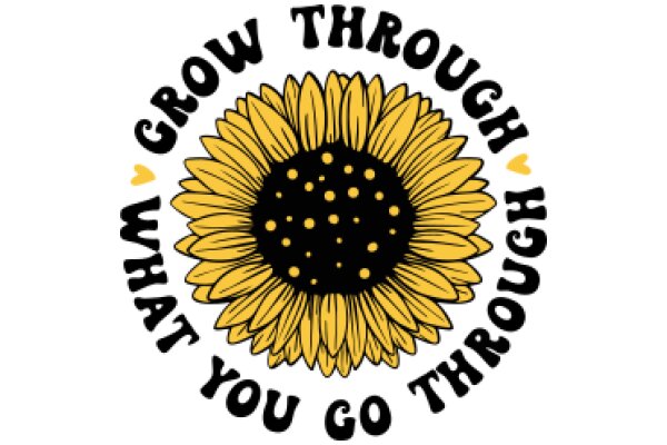 Grow Through What You Go Through: A Symbolic Emblem of Resilience and Perseverance