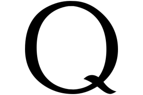 Simplistic Logo of the Letter 'Q'