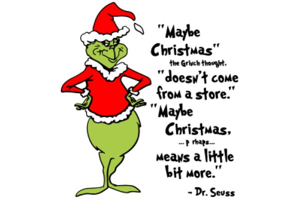 A Festive Quote from Dr. Seuss: The Grinch's Christmas Wishes