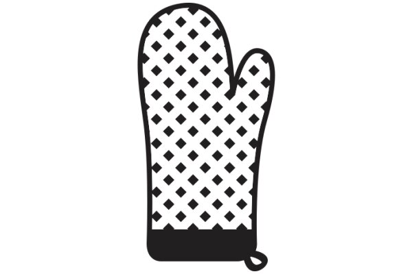 A Simple, Illustration of an Oven Mitt