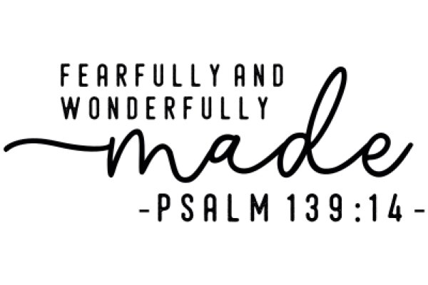 Fearfully and Wonderfully Made - Psalm 139:14