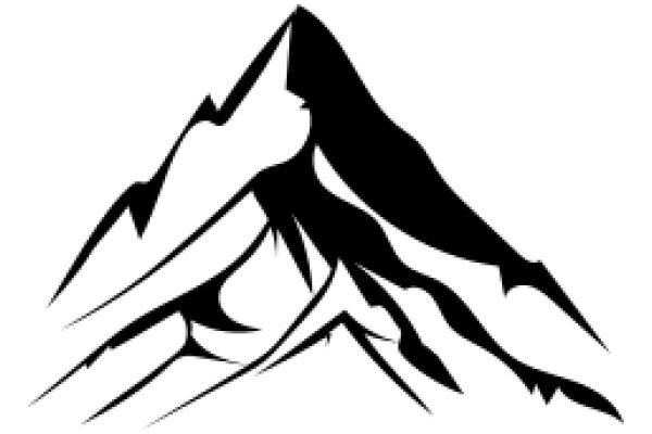 Silhouette of a Mountainous Landscape