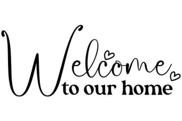 Welcome to Our Home: A Sign of Hospitality and Love