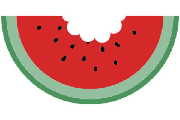 A Delightful Illustration of a Watermelon with a Cherry on Top