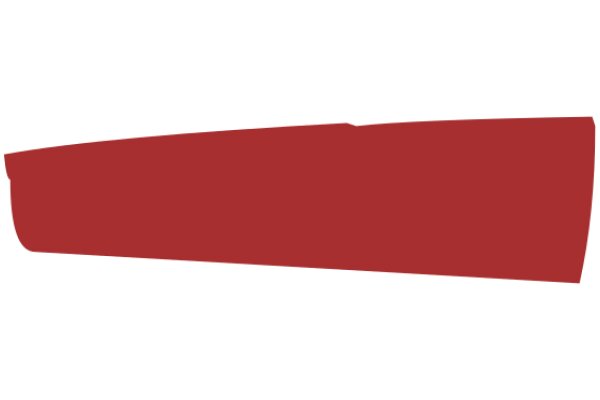 A Red Rectangle on a White Background