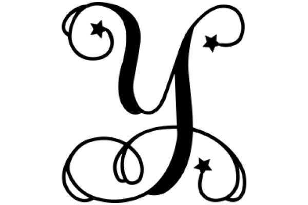 Stylized Monogram with Star Design