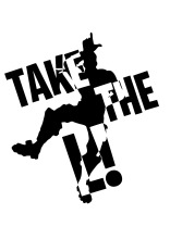 Take the Leap: A Silhouette of Courage and Action