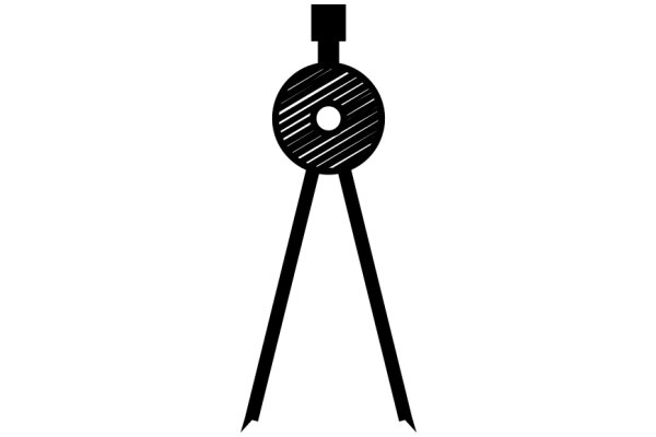 A Minimalist Illustration of a Compass