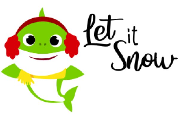 Let It Snow: A Merry Christmas Greeting from a Friendly Fish