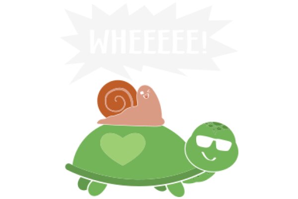 A Playful Adventure: A Snail and a Turtle on a Journey