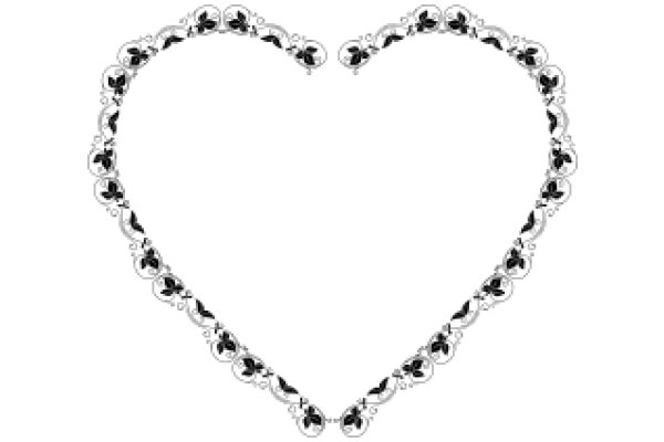 Elegant Silver Heart Necklace with Detailed Design