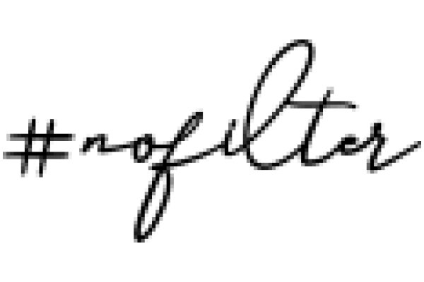 Handwritten Signature with Hashtag