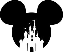 A Silhouette of Mickey Mouse and a Castle, Embodying the Spirit of Disney