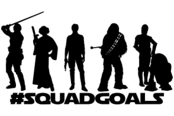 Squad Goals: A Silhouette of Star Wars Characters