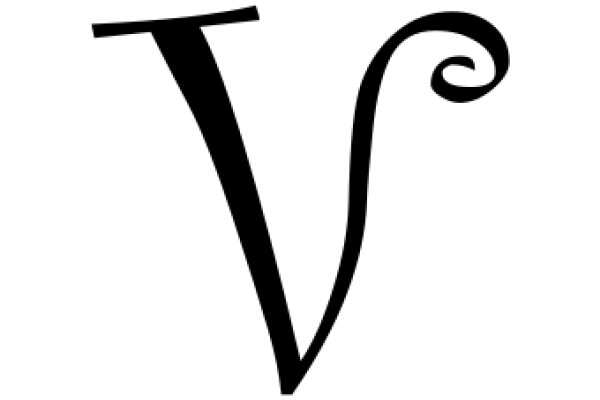 Simplicity in Design: A Letter 'V'