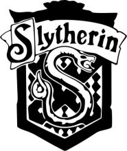 Stylized Logo of Slytherin House from Harry Potter