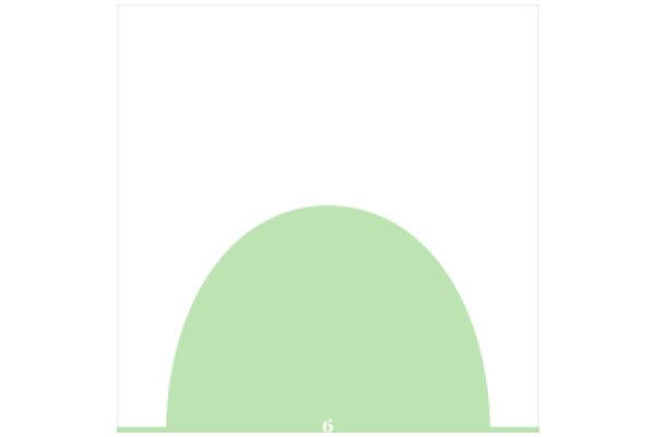 A Simple, Clean Design: A Green Circle in a White Square