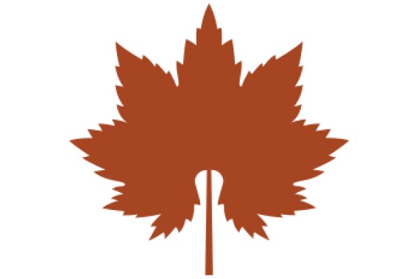 Stylized Maple Leaf Icon