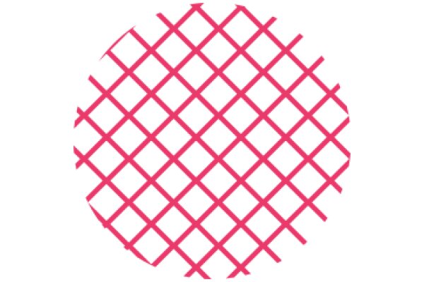 Vibrant Pink Lattice Pattern