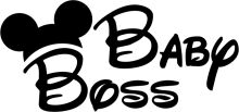 Disney-Inspired Logo: A Playful Take on Baby Boss