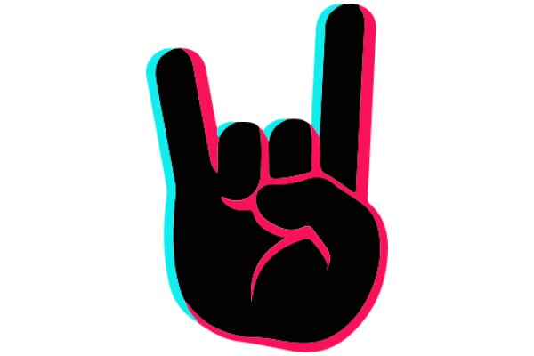 Vibrant and Stylized Hand Gesture Logo