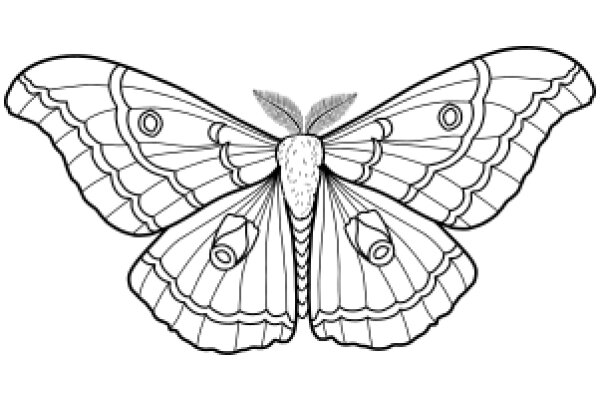 Stylized Butterfly Illustration