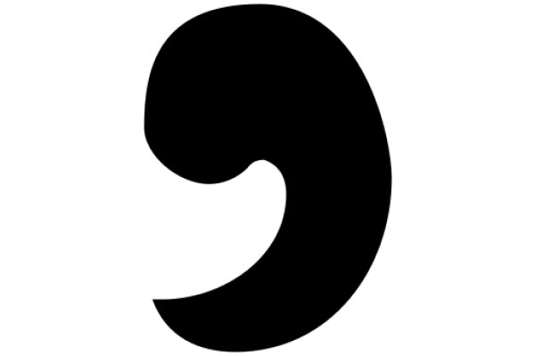 A Solitary Punctuation Mark Amidst a Plain Background