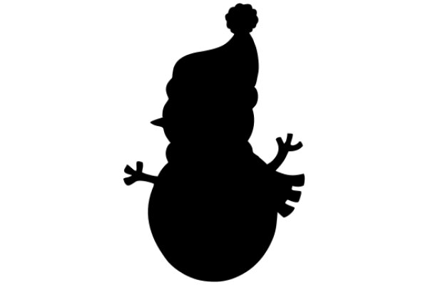 Silhouette of a Cartoon Character