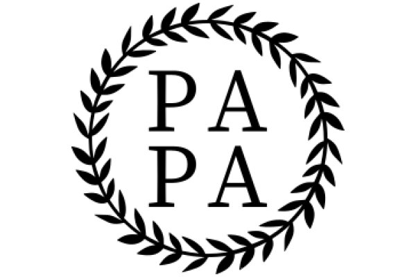 Professional Laurel Wreath with the Letters 'PA' Embossed in the Center