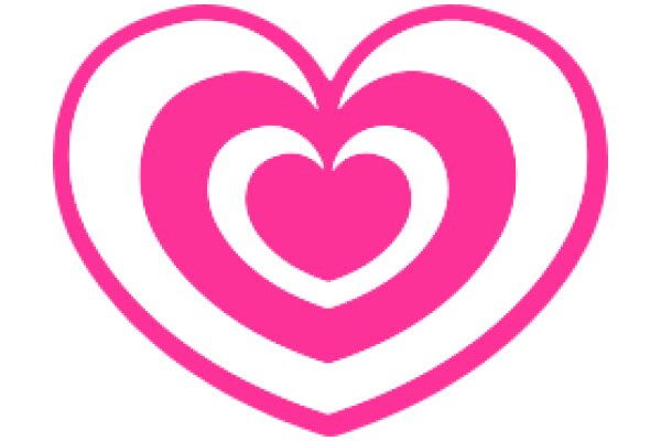 Vibrant Pink Heart Logo