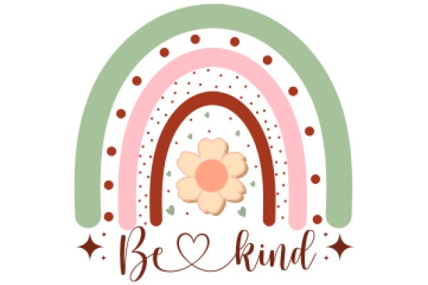 Be Kind: A Colorful Reminder of Positive Vibes