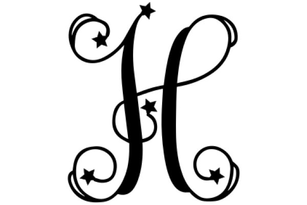 Monogram Logo with Star Design