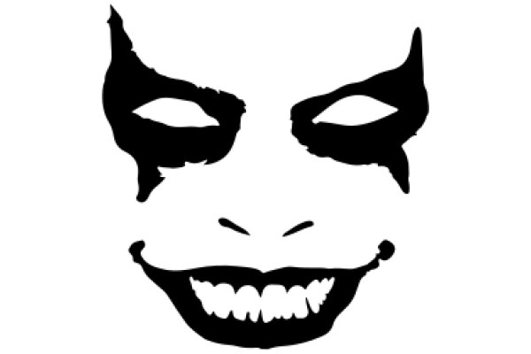 The Joker's Smile: A Silhouette of Chaos