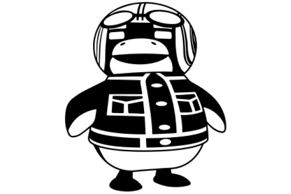 A Stylish Pilot's Uniform for a Friendly Penguin